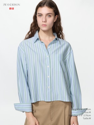 Chemise oxford droite | manches longues