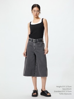 JUPE-CULOTTE EN DENIM