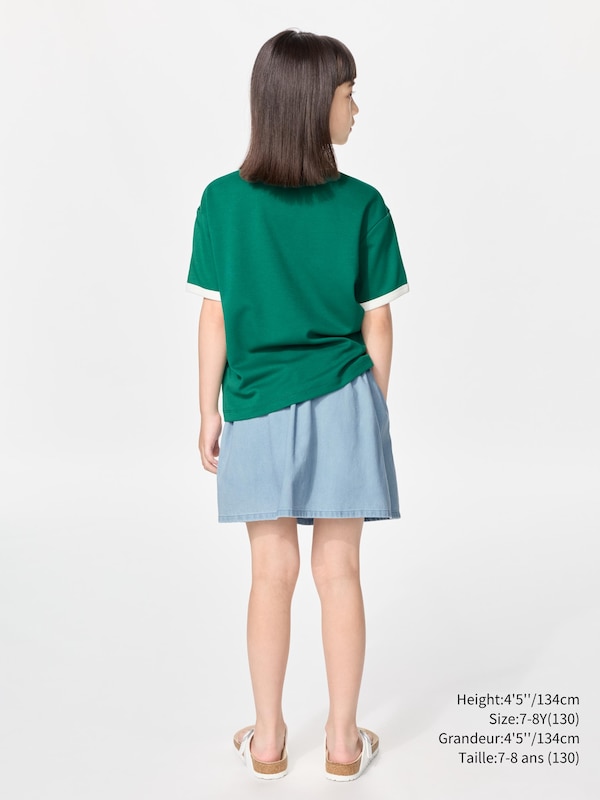 Denim Mini Skort