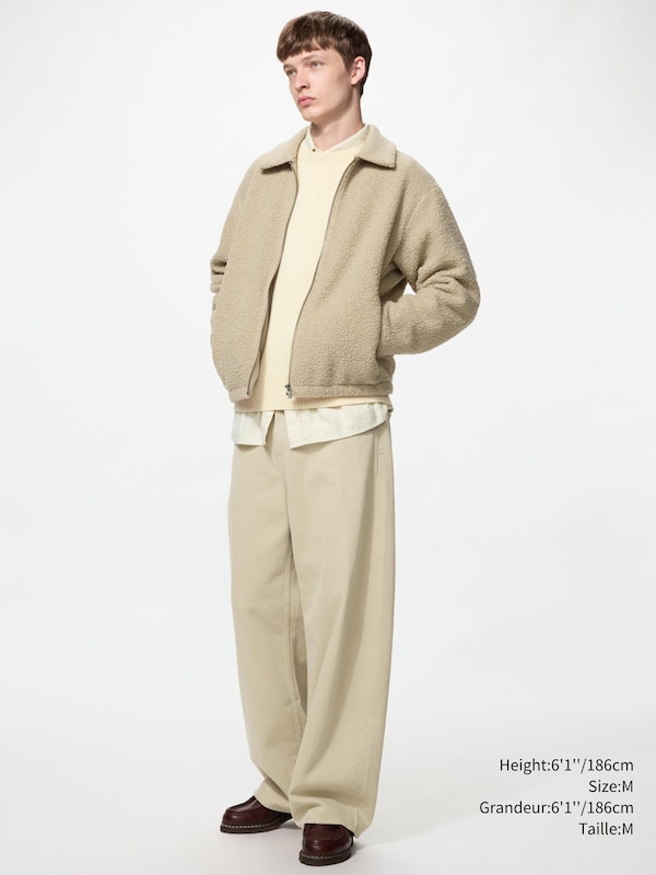 Pile Lined Fleece Blouson