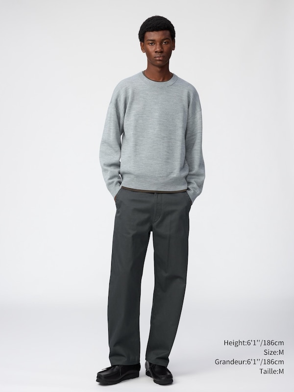 Double Face Crew Neck Sweater