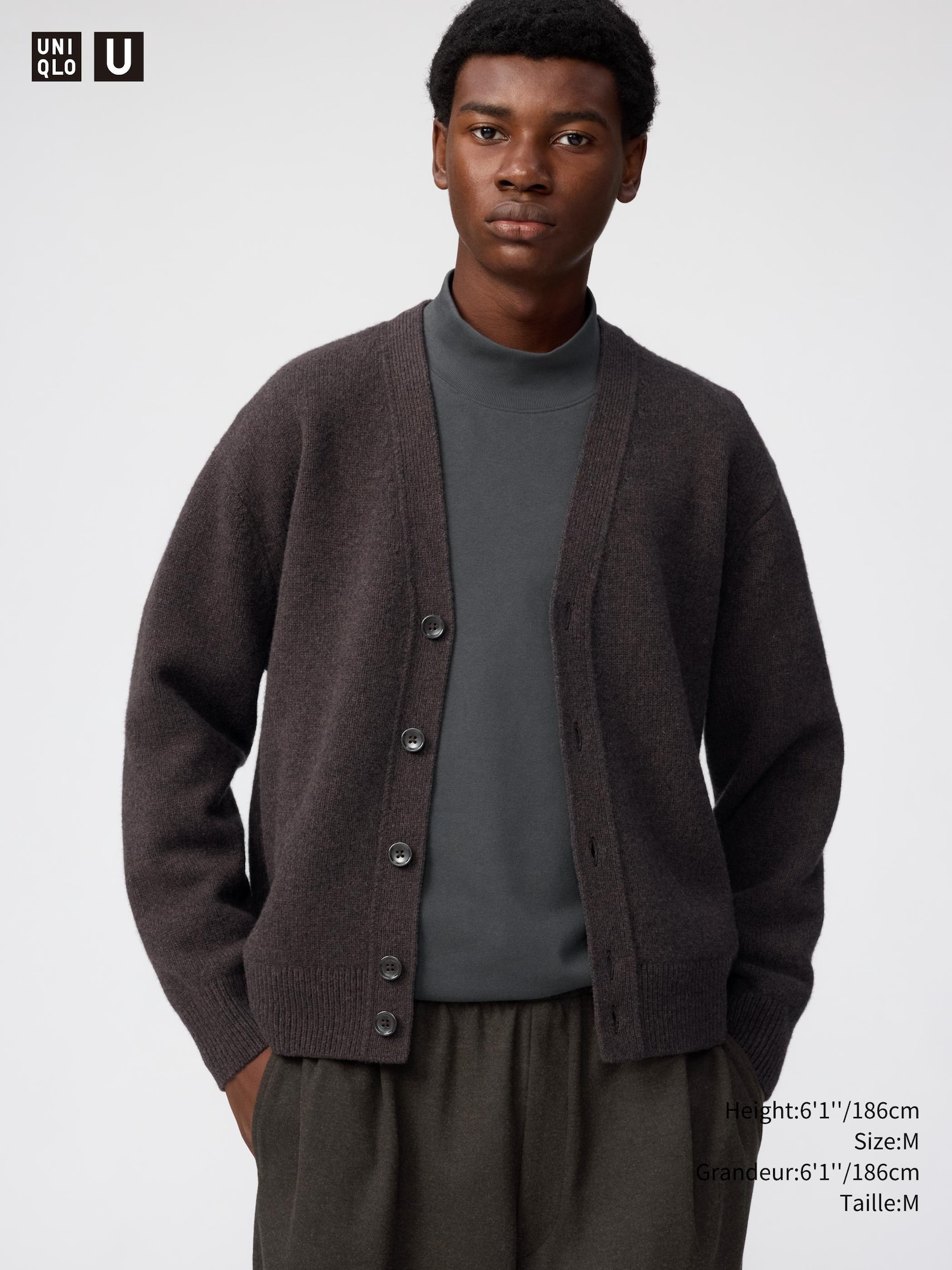Lambswool V Neck Cardigan