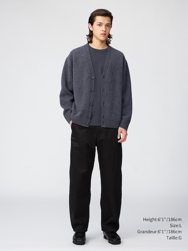 Lambswool V Neck Cardigan