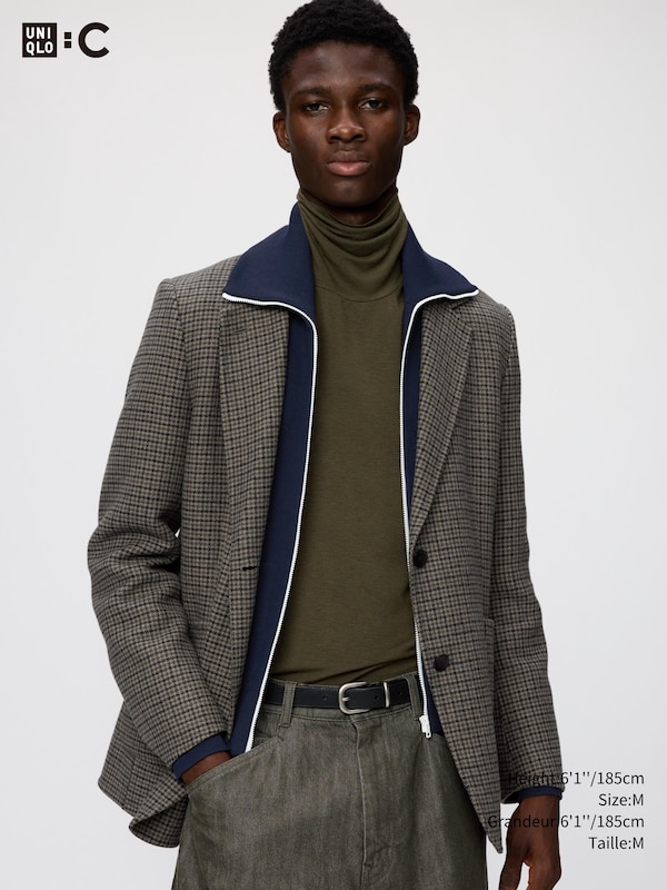 Double Face Tailored Jacket | Checked