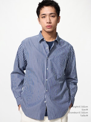 Broadcloth Shirt Long Sleeve | Striped