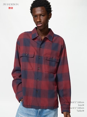 CHEMISE EN FLANELLE MANCHES LONGUES