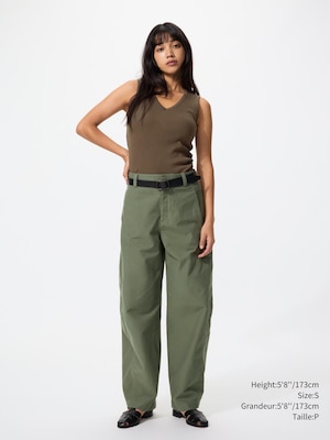 FEMME PANTALON EN JERSEY À JAMBES BALLON | LONG