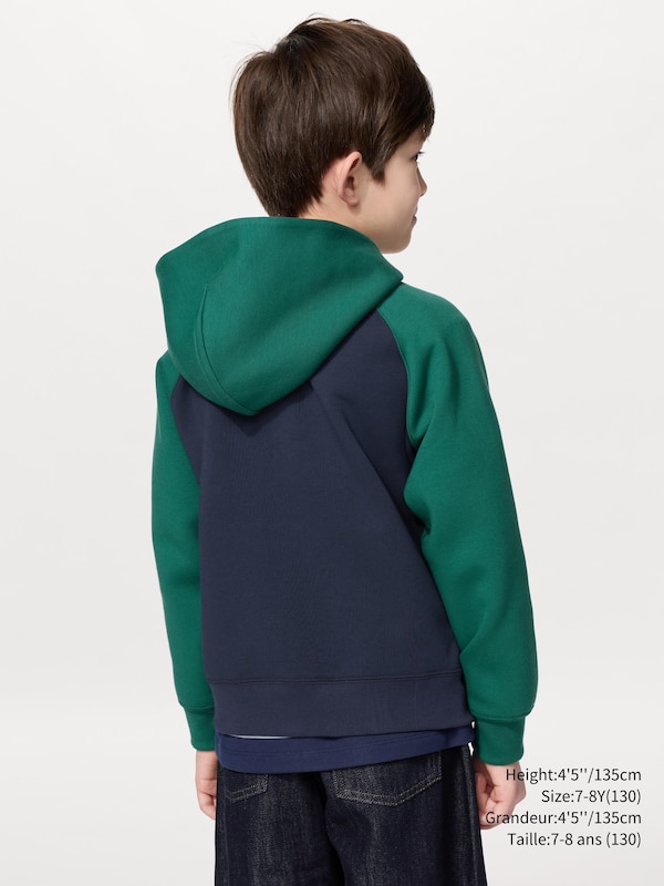 Dry Sweat Full-Zip Hoodie | Color Block