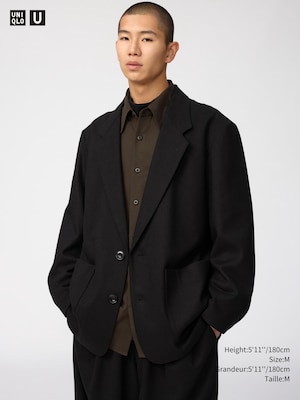 VESTE EN JERSEY COL TAILLEUR