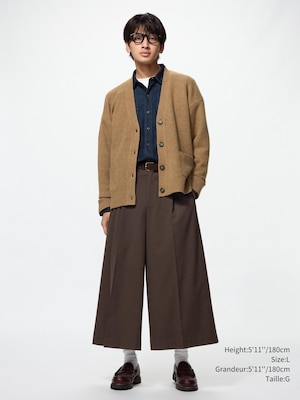 Jupe-culotte pinces
