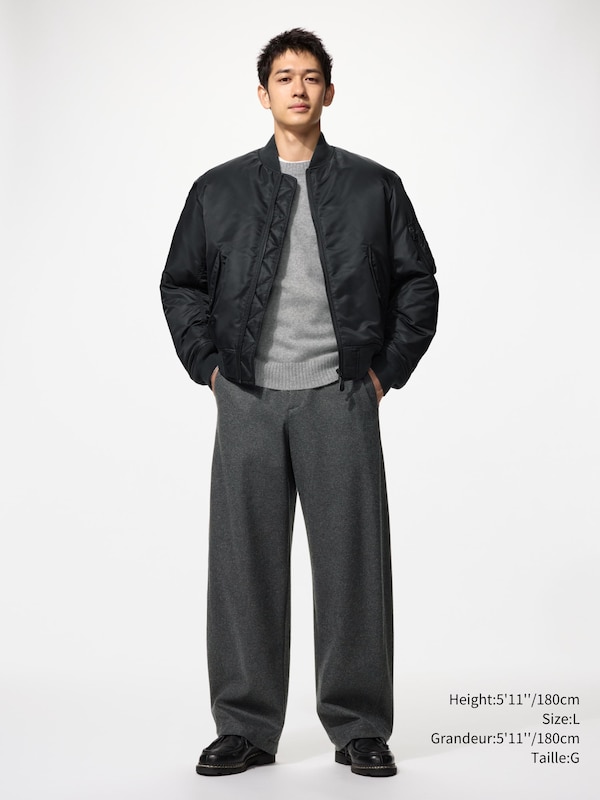 Brushed Jersey Barrel Leg Pants