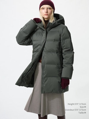 FEMME MANTEAU COURT EN DUVET SANS COUTURES