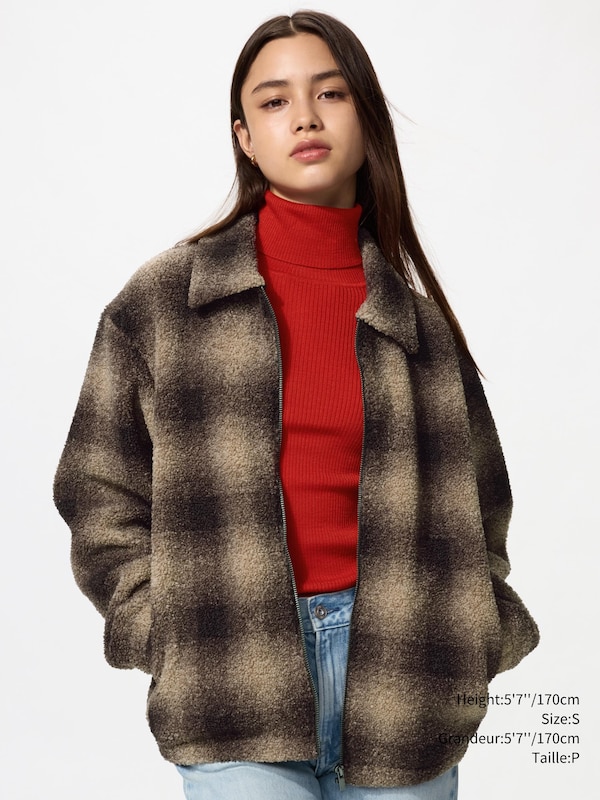 Pile Lined Fleece Blouson