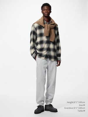 Warm Pile Lined Sweat Pants | Tall