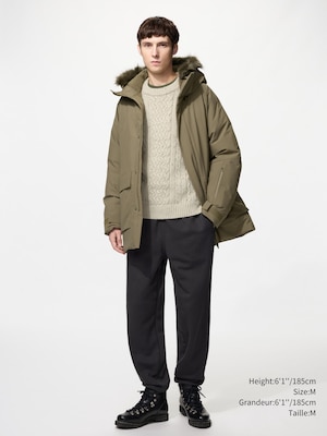 Warm Pile Lined Sweat Pants | Tall