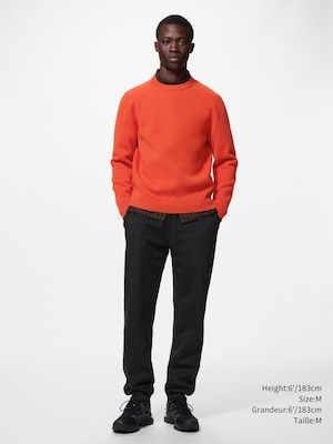 Warm Pile Lined Sweat Pants | Tall