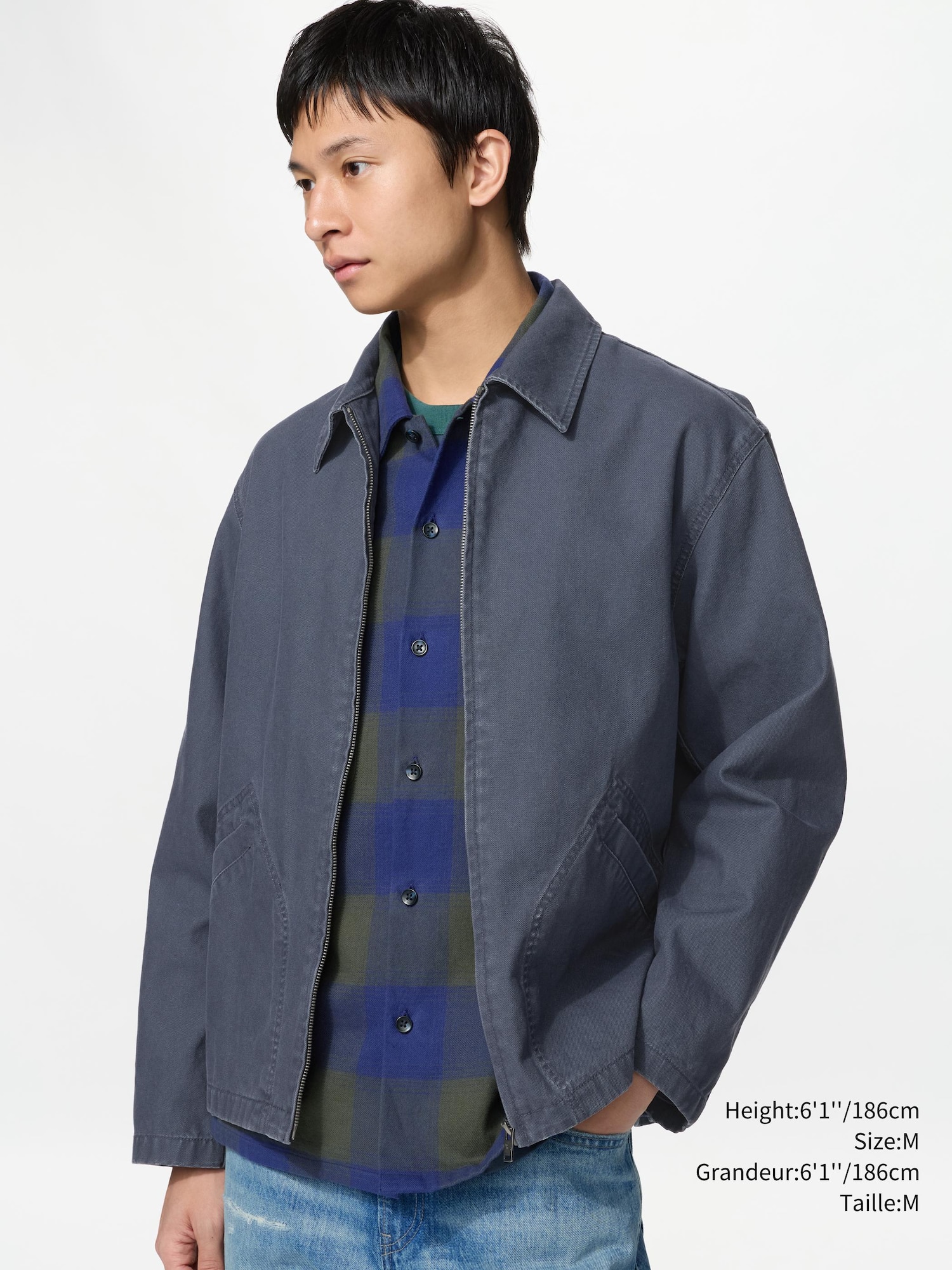 Men's Zip Up Blouson | UNIQLO CA