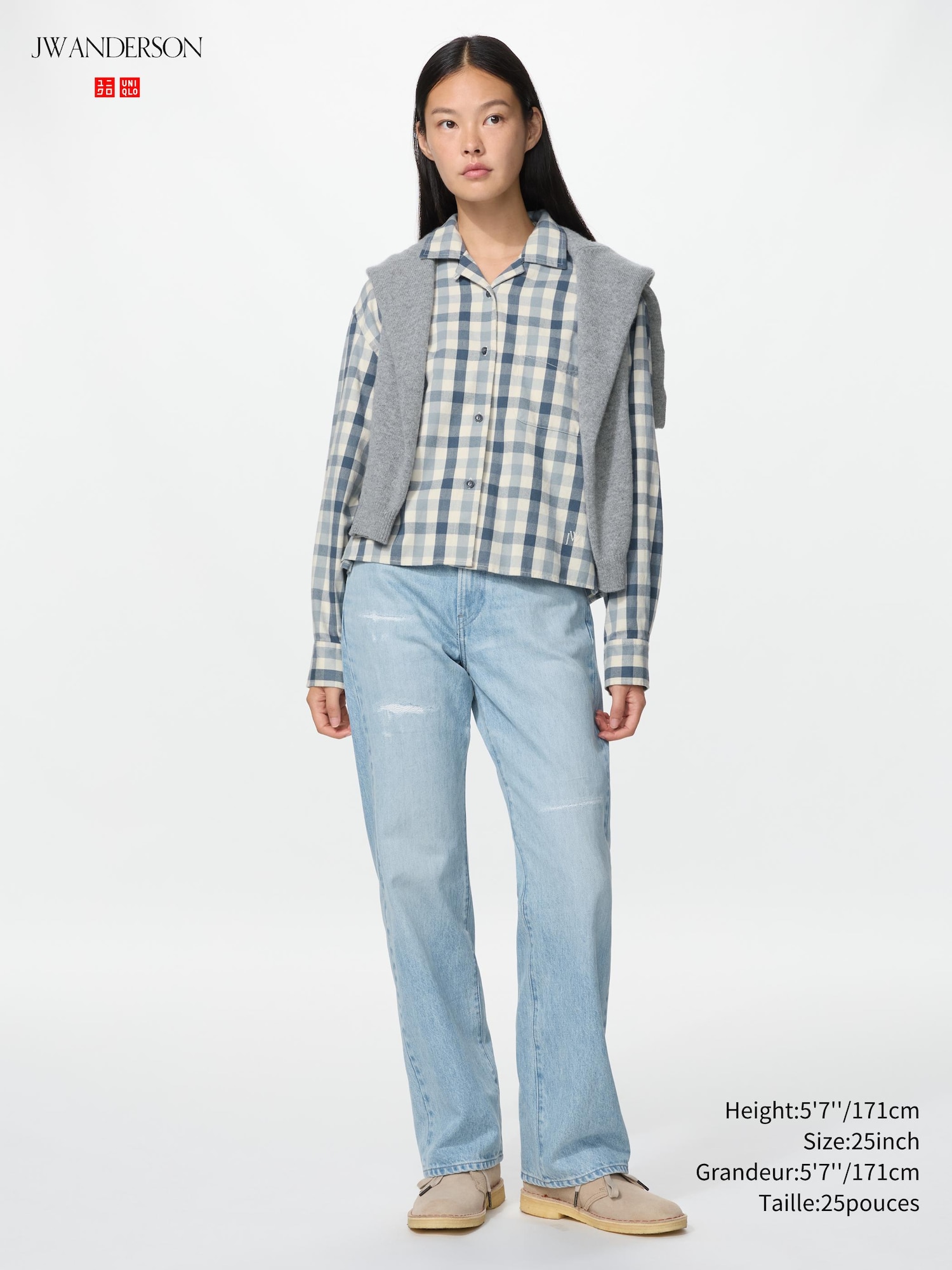 Women's Straight Jeans | Distressed | UNIQLO CA