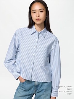Oxford Boxy Long Sleeve Shirt