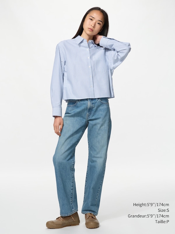 Oxford Boxy Long Sleeve Shirt