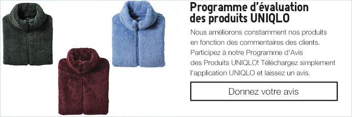 Guide d'avis des produits UNIQLO
