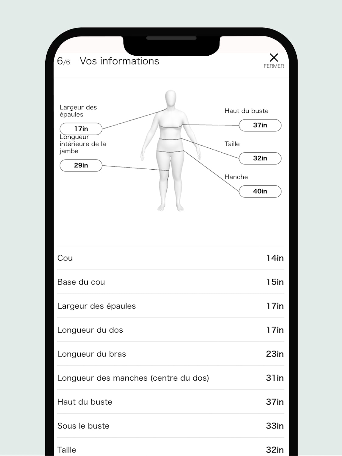 Vérifiez le résultat