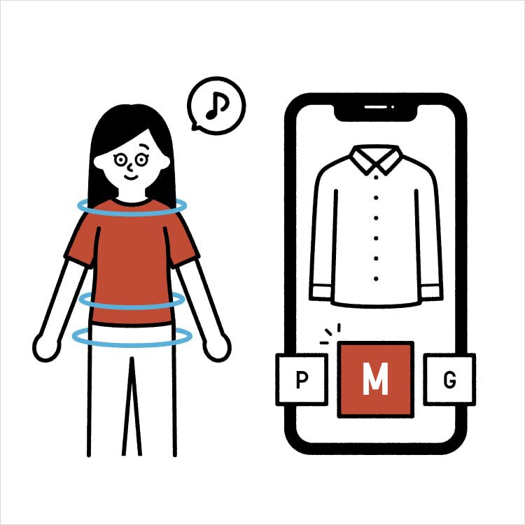Utilisez MySize CAMERA pour mesurer votre taille