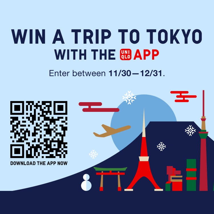 Win a trip to Tokyo with the new UNIQLO App