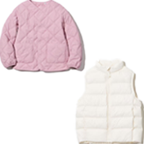 Pufftech vest & cardigan