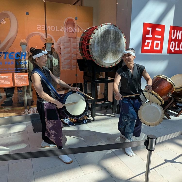 Assistez a un spectacle de tambours japonais traditionnels (taiko) par Ame no Alo.