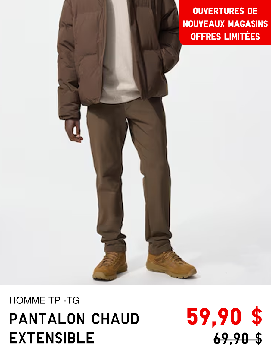 Mens Warm Stretch Pants