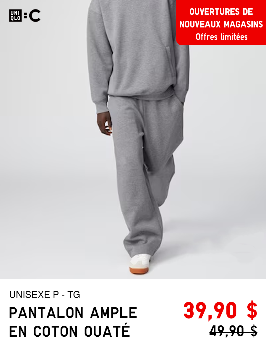 Sweat Wide Pants Men
