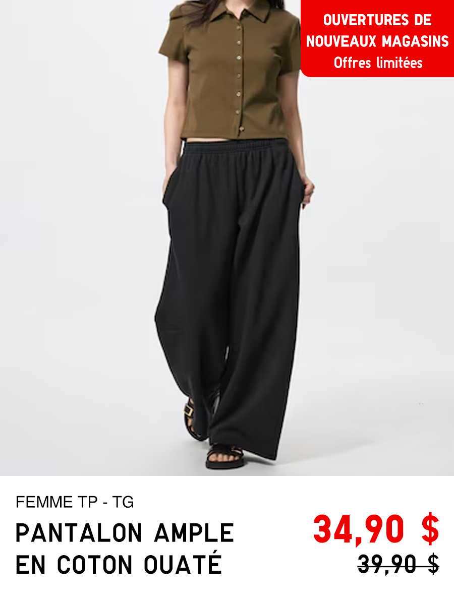 Sweat Wide Pants Women