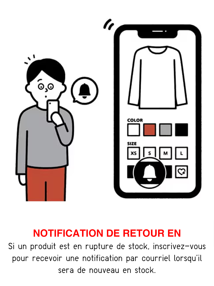 Notification pour le retour en stock