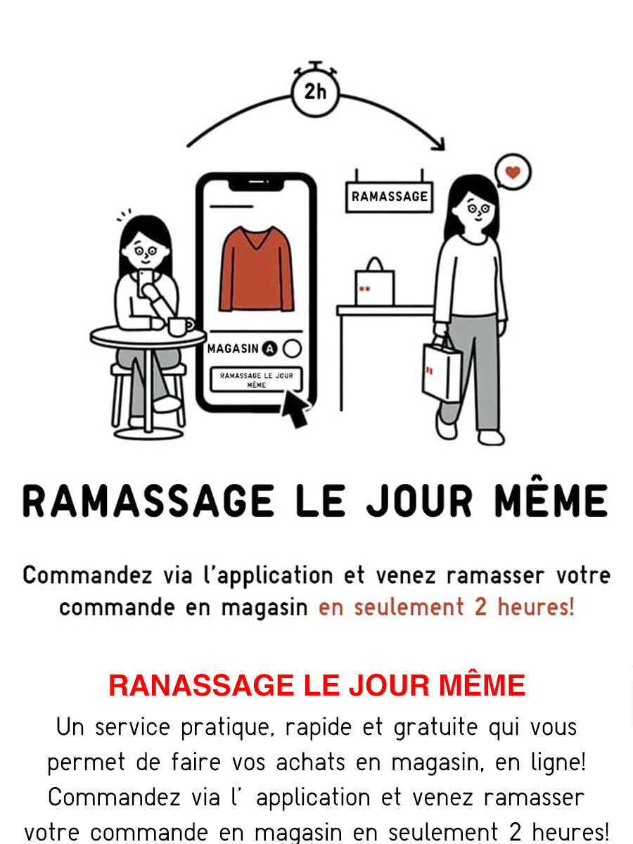 Ramassage le jour même
