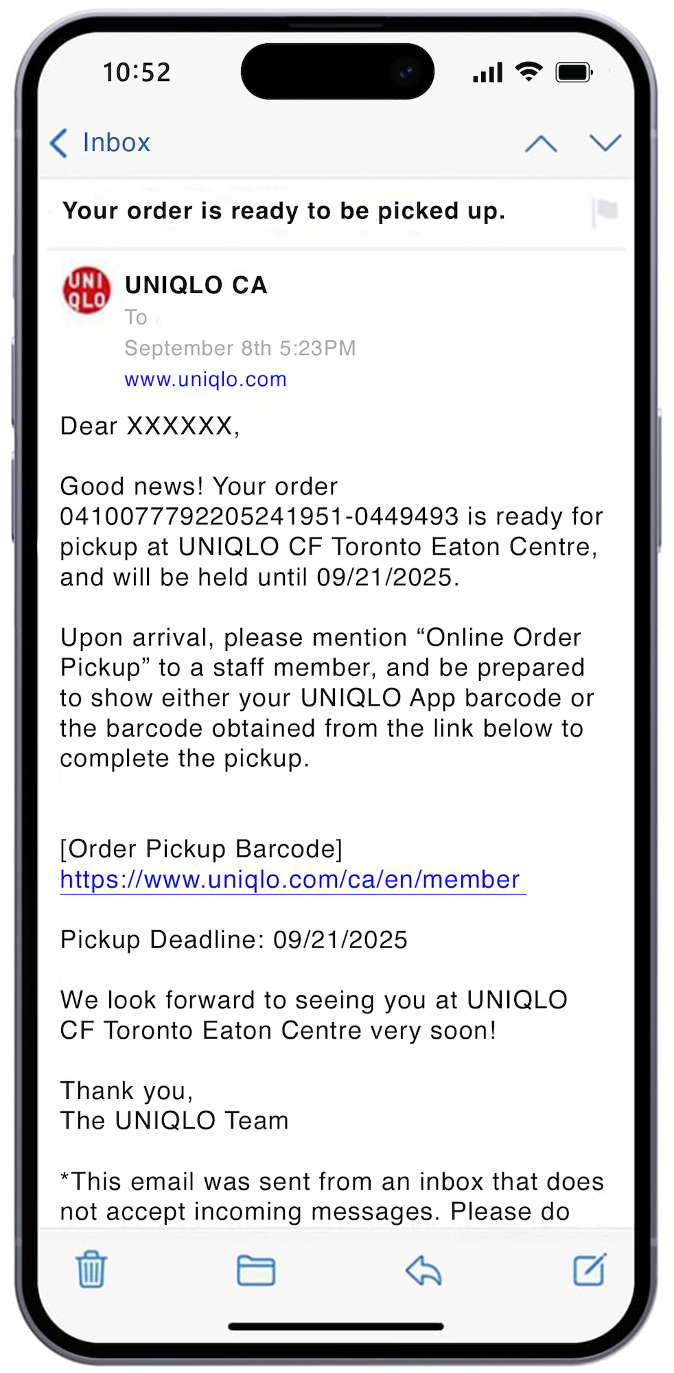 Order Pick