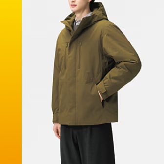 Parka en duvet hybride