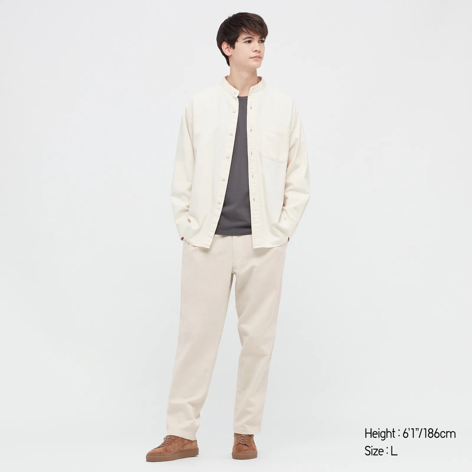 LINEN BLEND RELAXED PANTS