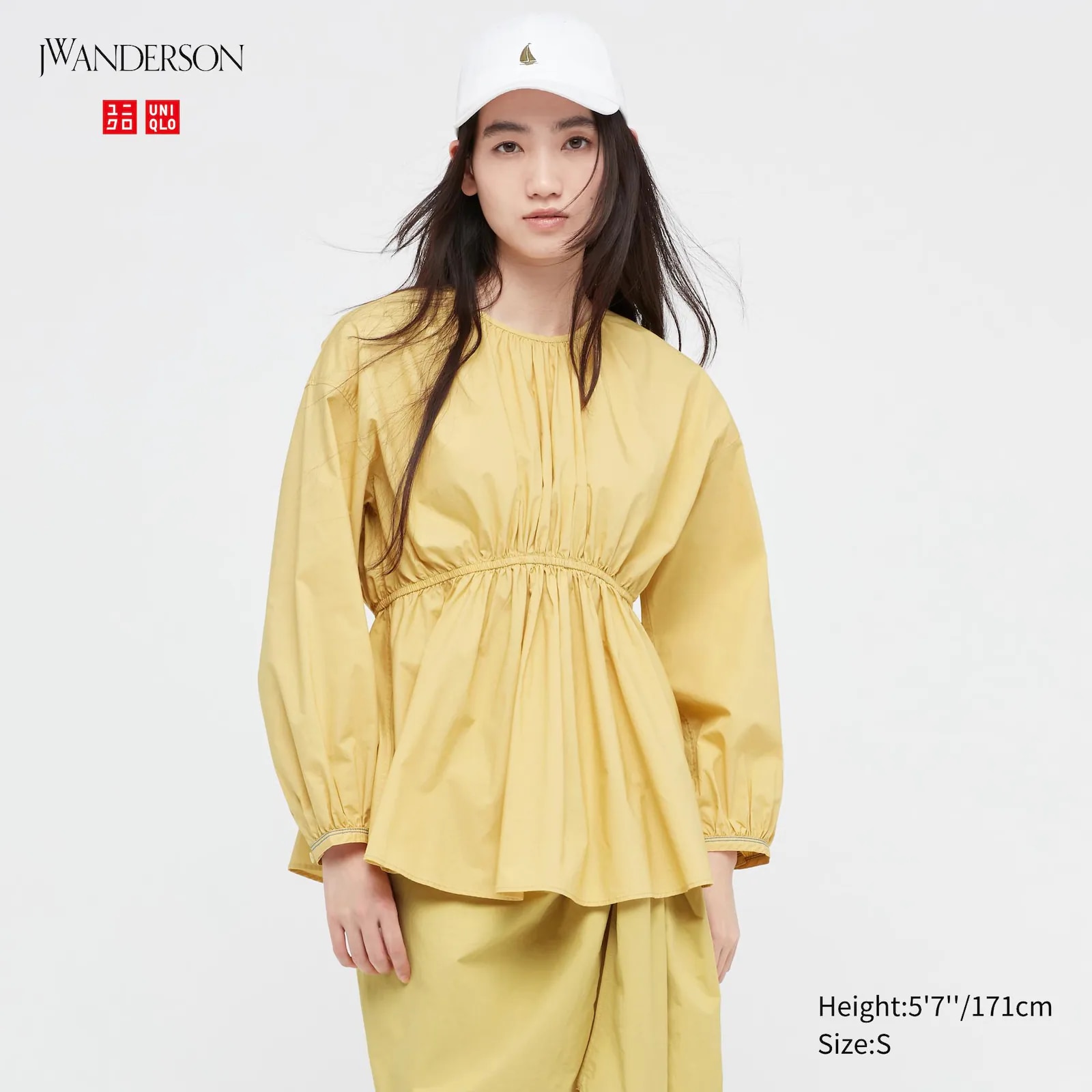 JW ANDERSON GATHERED BLOUSE