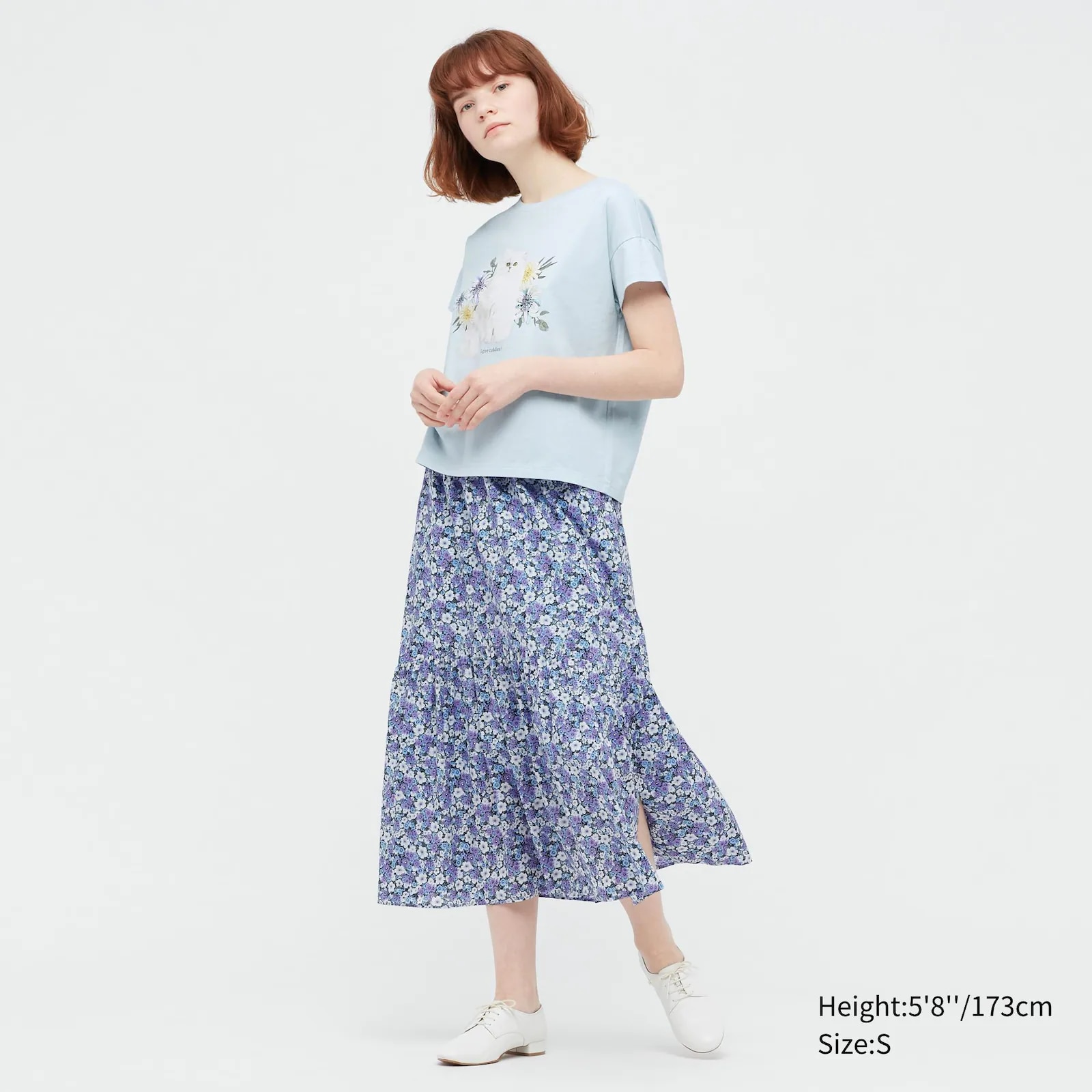 PAUL & JOE COTTON TIERED LONG SKIRT
