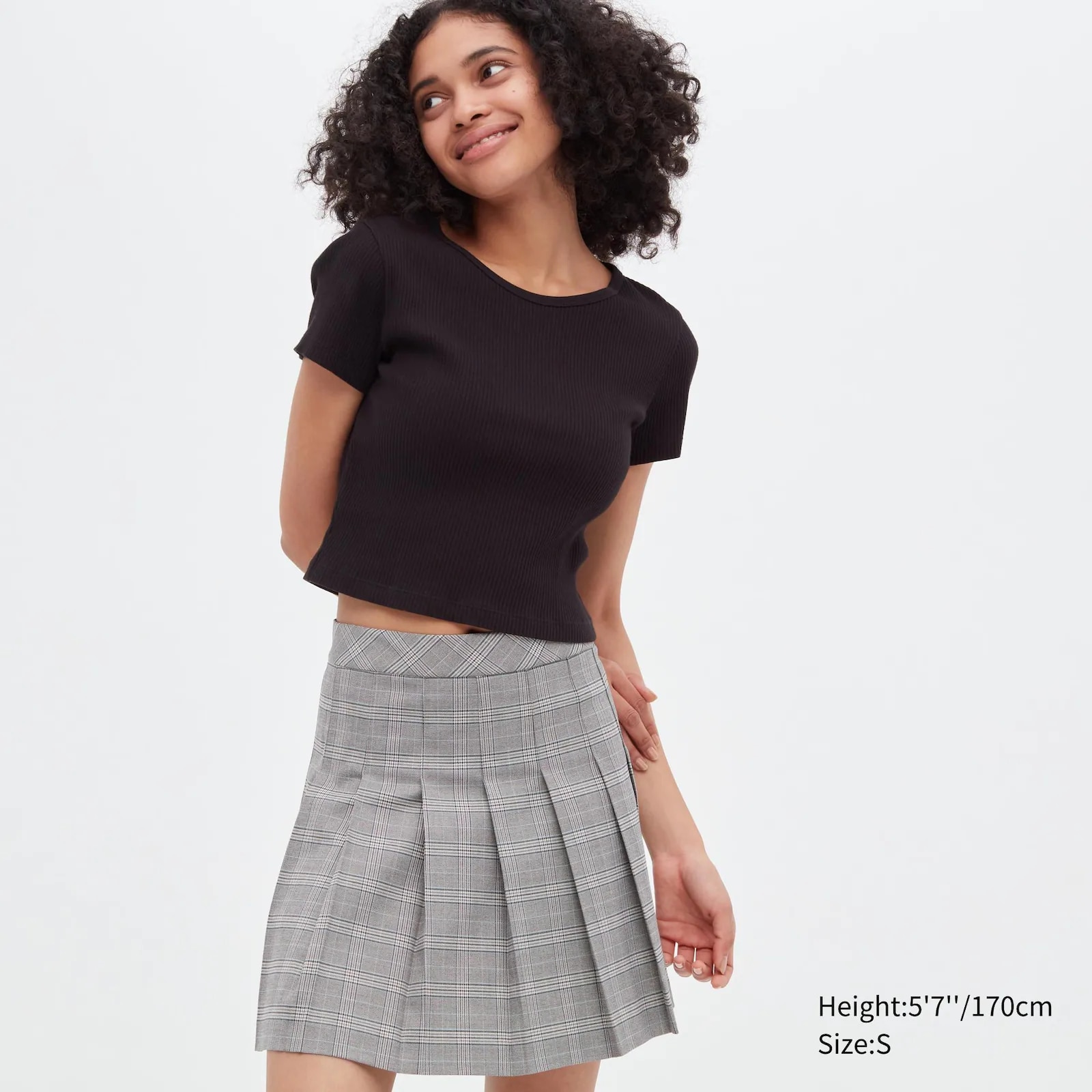 PLEATED MINI SKIRT