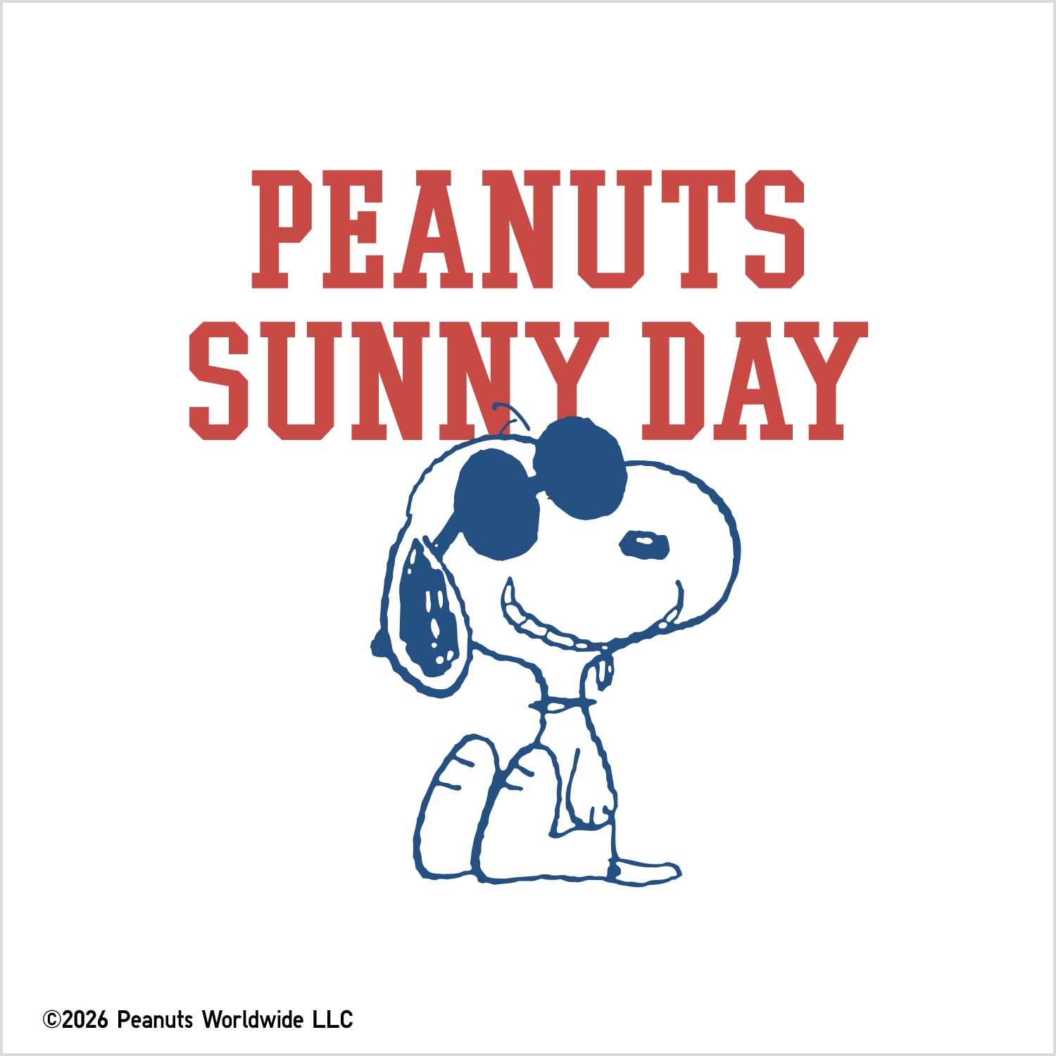 Lineup PEANUTS SUNNY DAY