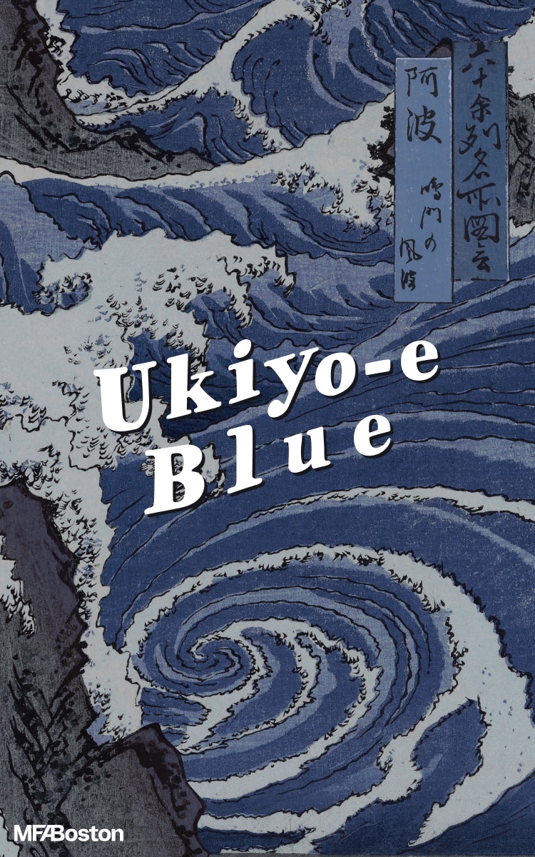 Artful T-shirts inspired by the iconic “Blue” hues of Ukiyo-e.
