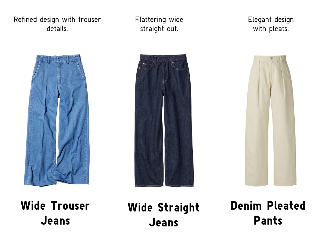 Our favourite wide jeans