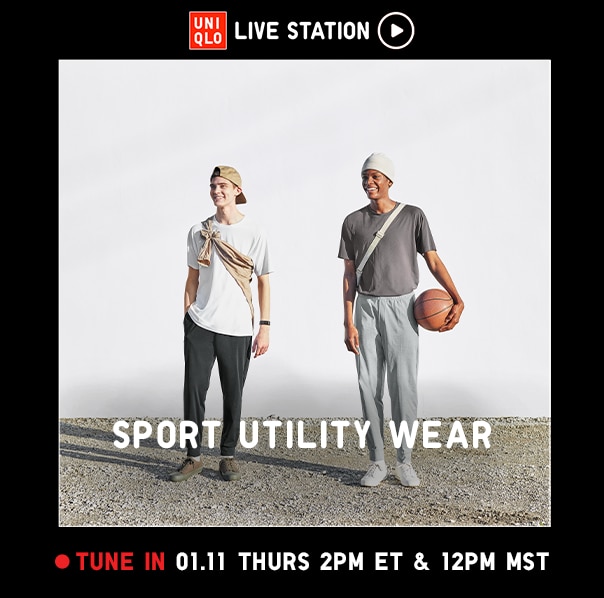 Men's Sport Utility Wear Featured Story｜Active. Your Way.-UNIQLO OFFICIAL  ONLINE FLAGSHIP STORE