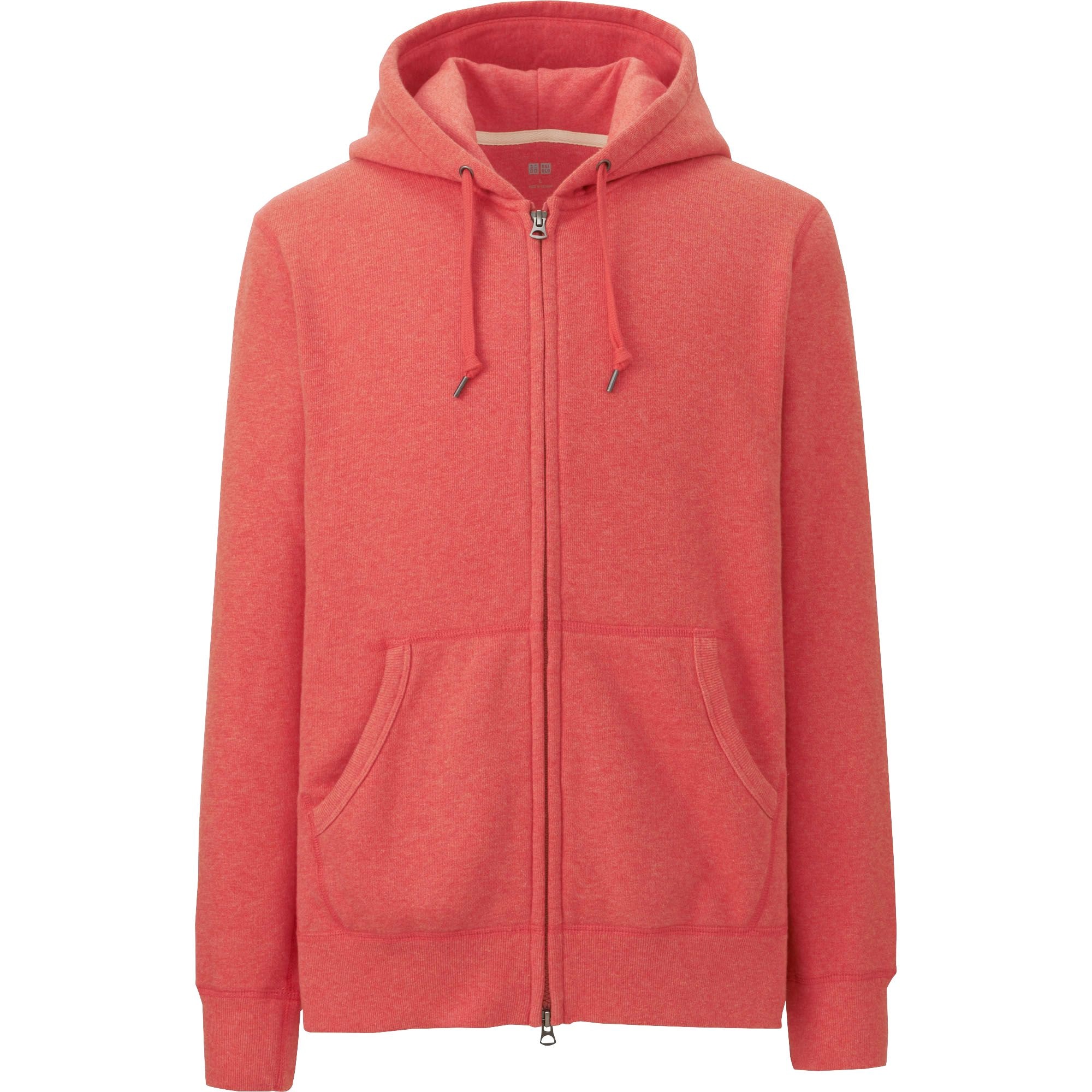 Red hot sale hoodie uniqlo