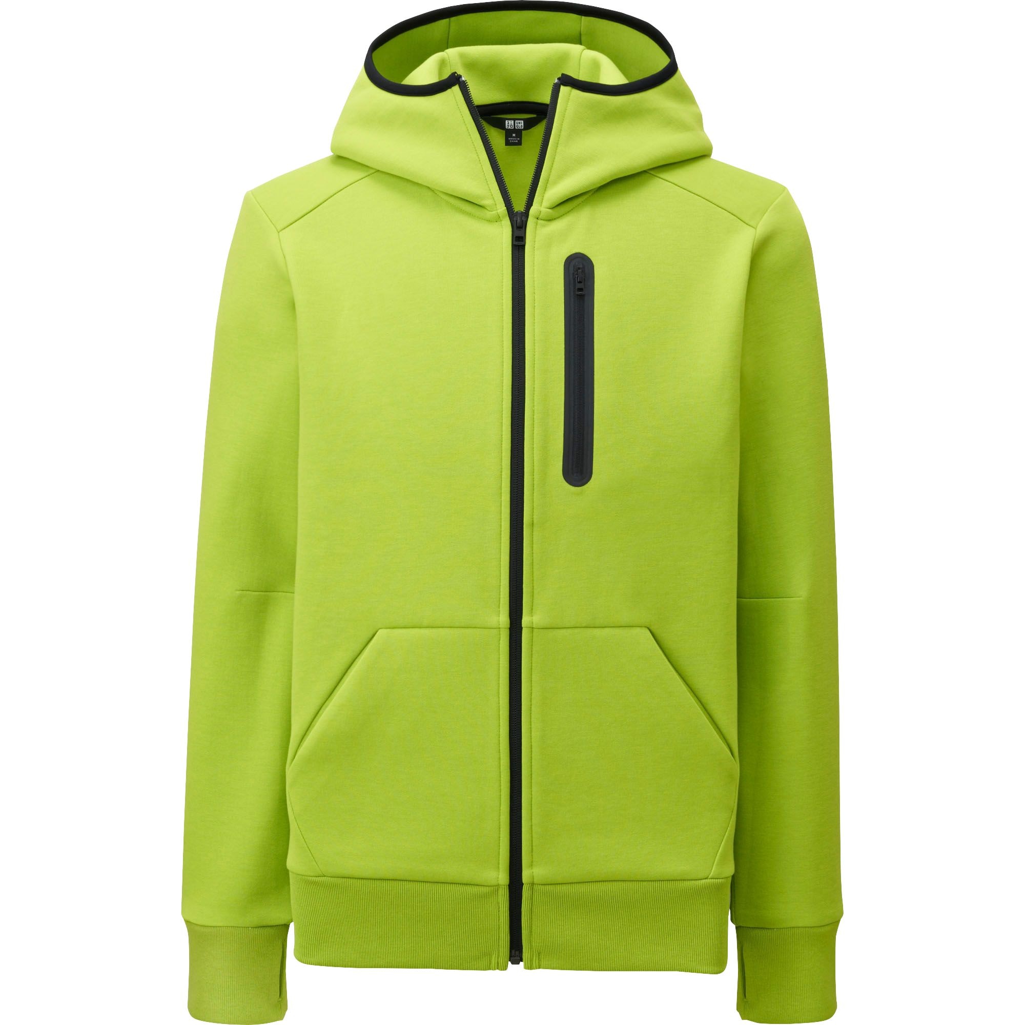 Uniqlo hot sale green hoodie