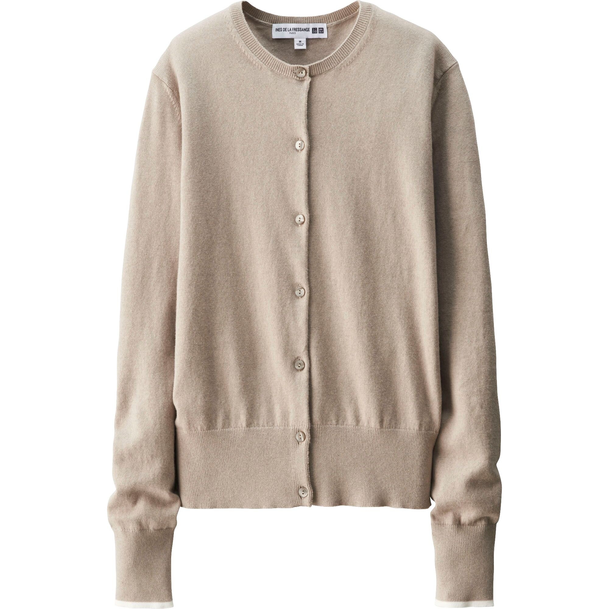 uniqlo cotton cashmere cardigan