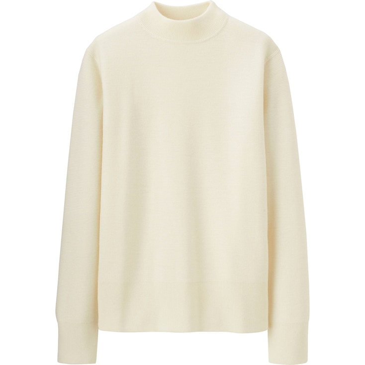 UNIQLO WOMEN LEMAIRE Cashmere Long Polo Neck Sweater | StyleHint