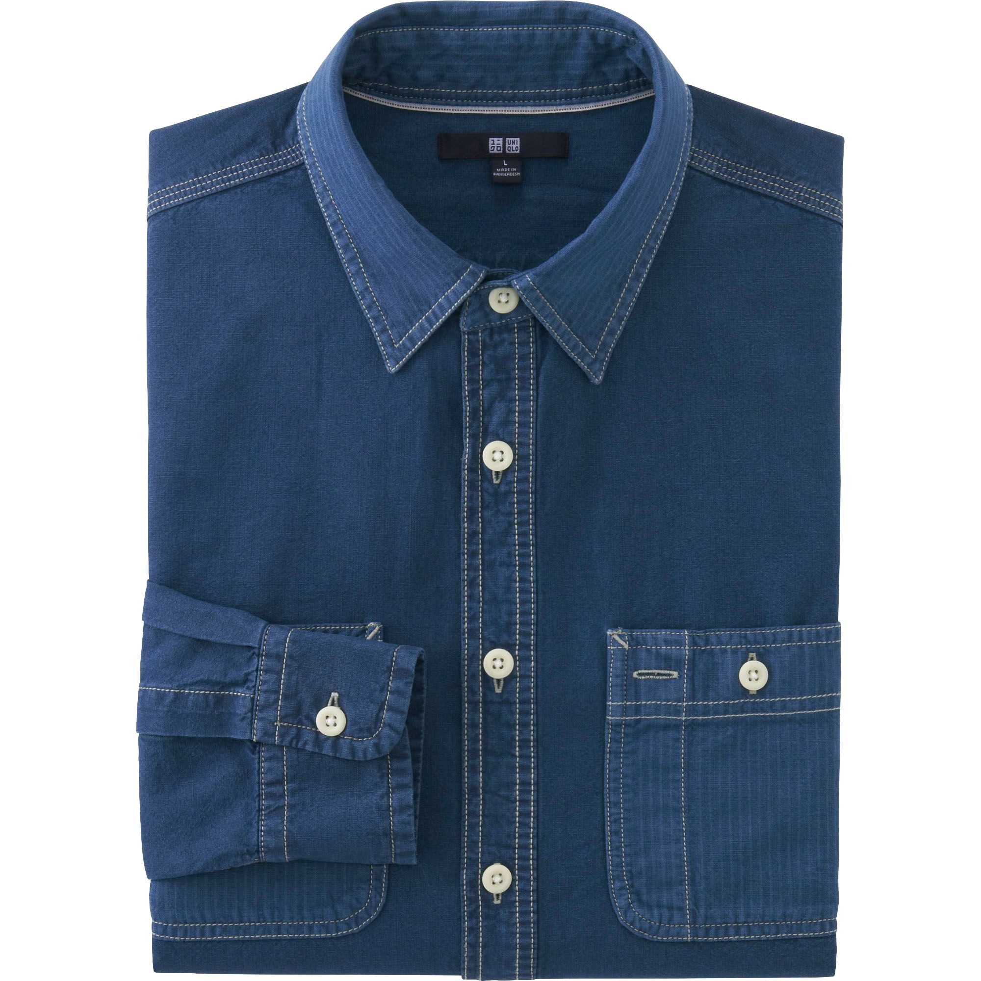 uniqlo jean shirt